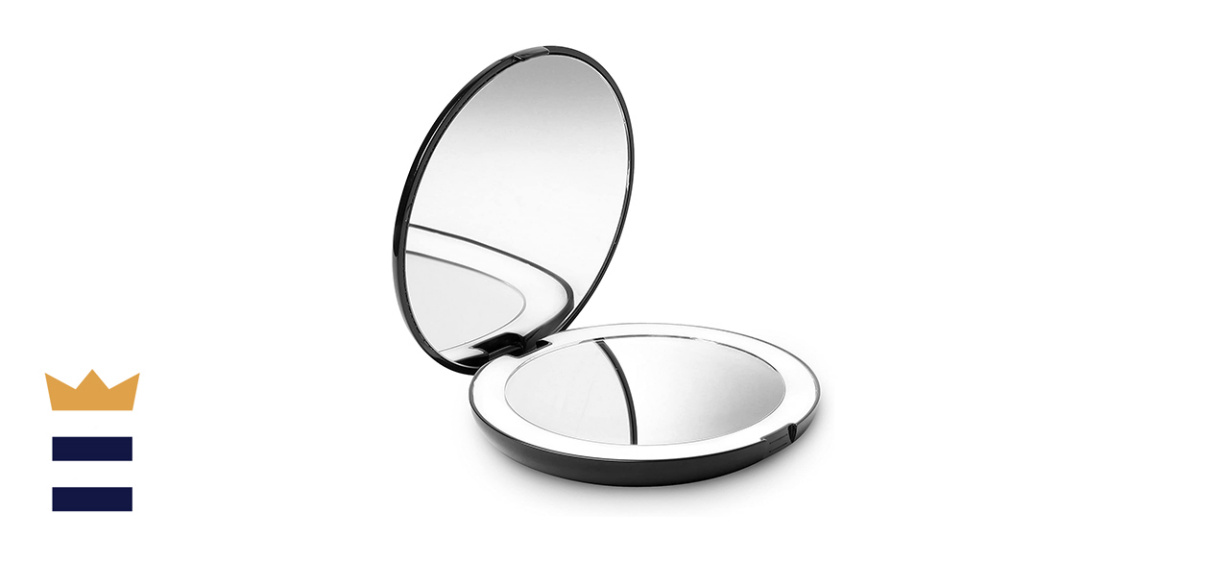 Fancii Compact LED Lighted Travel Mirror