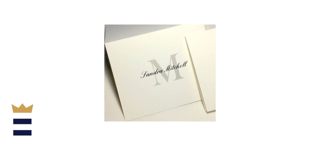 Personalized notecards by Pen &amp; Pad Stationers Store